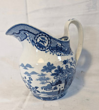 Vintage Blue & white transfer pattern Jug Milk/ water pitcher 
