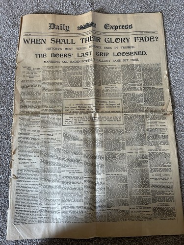 Original 1900 daily express - daily,