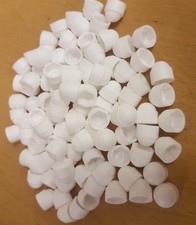 M5 M6 M8 M10 M12 White Plastic Dome Head Bolt Nut Protection Caps Cover Hexagon 