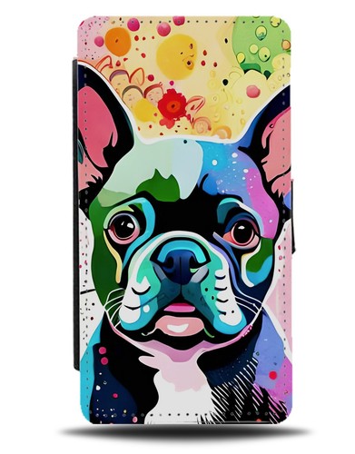 French bulldog colourful - french,