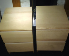 Ikea MALM Bedside Tables Set