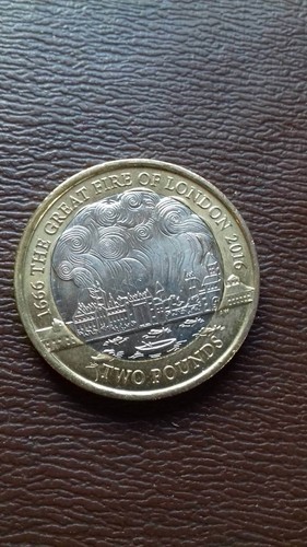 Coin great fire of london - great,