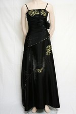 LONG BLACK STRAP DRESS EVENING