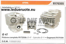 113502012202 Cylinder and Piston Kit Stihl MS361 Chainsaw Ø 47 Pin 11
