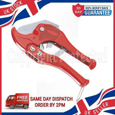 42MM TUBE CUTTER PVC PLASTIC VINYL PIPE CONDUIT CUTTING PLUMBER RATCHET TOOL RED
