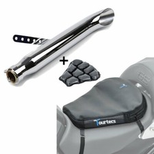 Set of rear silencer + air