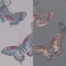 Arthouse Exclusive Marian Glitter Butterfly Motif Pastel Decorative Wallpaper