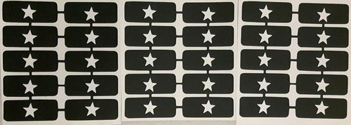 Star nail stencils for - 30,