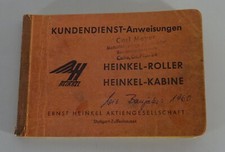 Service Booklet Heinkel Cabin