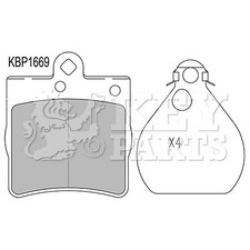 Brake Pads Set For Mercedes