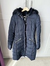 Zara Women's Navy Puffer