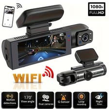 Dual Lens Car Dash Cam Front &