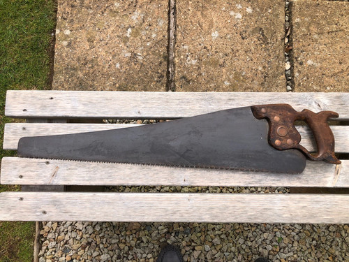 Vintage hand saw 4ppi - saw,