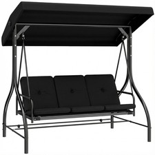 Outsunny 3 Seater Canopy Swing