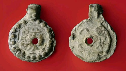 Viking bronze pendant 12 - pendant, 8-12