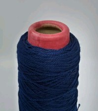 Bramwell 'Artistic' 2 Ply Cone, 122g, Navy Blue Acrylic Yarn, Made In Greece
