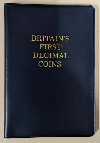 Britains first decimal - decimal, coins
