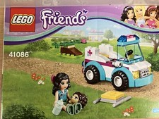Lego Friends 41086 Vet Ambulance Complete Set With Instructions (Or)