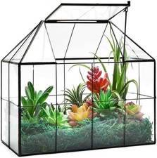 Large Glass Terrarium House