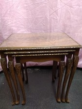 Beautiful set of three walnut