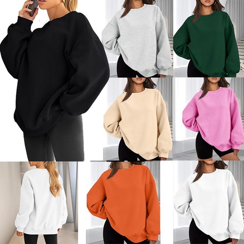 Women oversized crew neck - oversized,