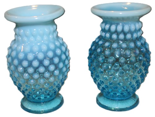 Vintage fenton like glass - vintage, 4"