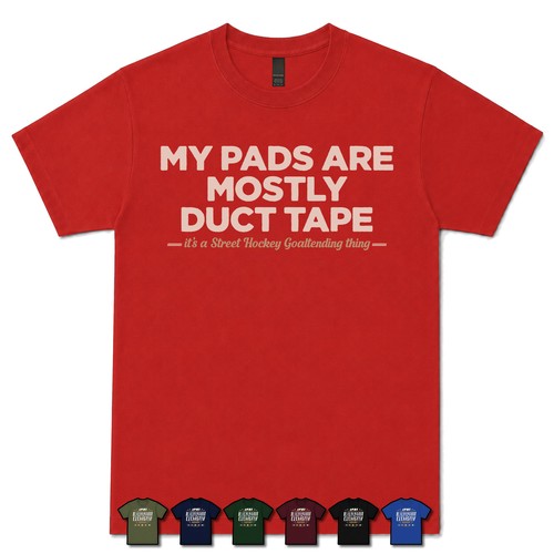 Pads are mostly duct - my, tape