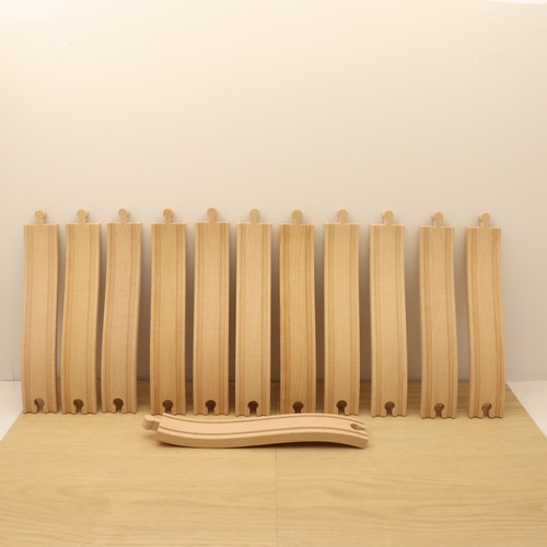 Wooden train track - wooden,