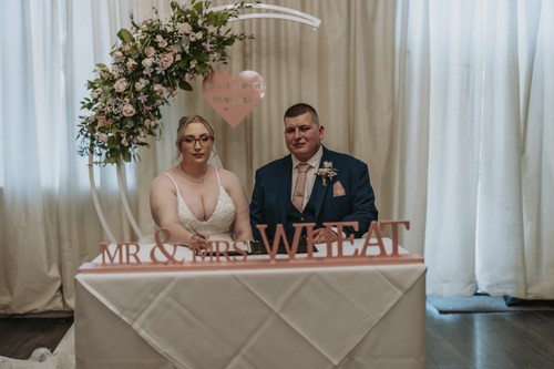Wedding flower arch crescent - wedding,