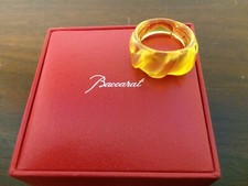 Yellow Crystal Baccarat Ring