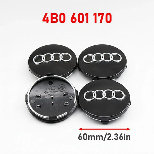 Audi alloy wheel centre caps - alloy,