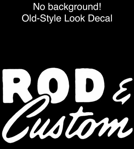 Rod and custom decal - 2x,