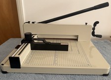 Flexzion Guillotine Paper Cutter 12" A4 Professional Industrial Heavy Duty Cut
