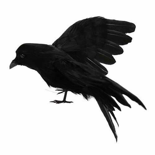 Fake artificial crow - artificial, raven