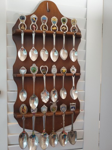 Vtg wooden spoon - vtg, display
