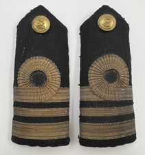 Genuine WW2 Royal Navy Officers Rank Epaulettes Lieutenant Commander