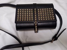 JustFab Gold Studded Black