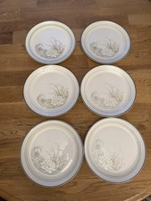 Royal Doulton Fresh Flowers 22cm  Hampstead Cheese/ Dessert/ Salad Plates x 6