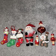 Bundle Christmas Tree Decoration Santa Snowman Penguin Father Christmas