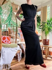 Vintage 90s maxi dress black