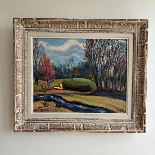 Classic landscape oil painting - classic,
