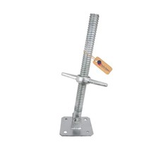 GeZu Impex Adjustable Scaffold Screw Jack with Swivel Base Plate 500mm / 800mm