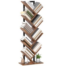 HOMCOM 9-Tier Tree Bookshelf