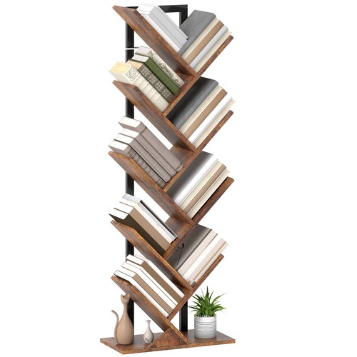 Homcom tier tree bookshelf - homcom,