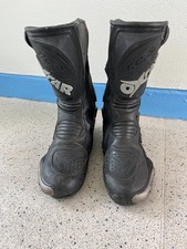 Oxtar Tcs Gore-Tex Black Motorcycle  Boots Uk Size 8 Euro 42 Torsion Control-VGC