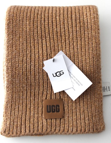 Ugg chunky rib knit scarf - rib,