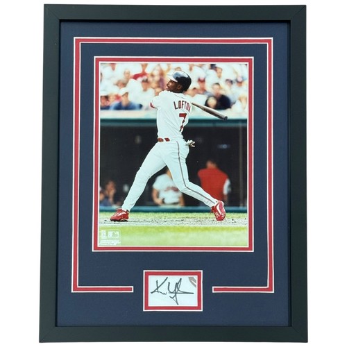 Kenny lofton autographed - lofton,