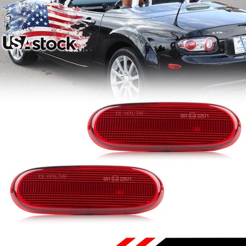 Red lens rear side - red,