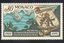 Monaco 1971 Hydrographic Bureau/Marine/Ocean/Sextant/Harbour/Coral 1v (n39511)