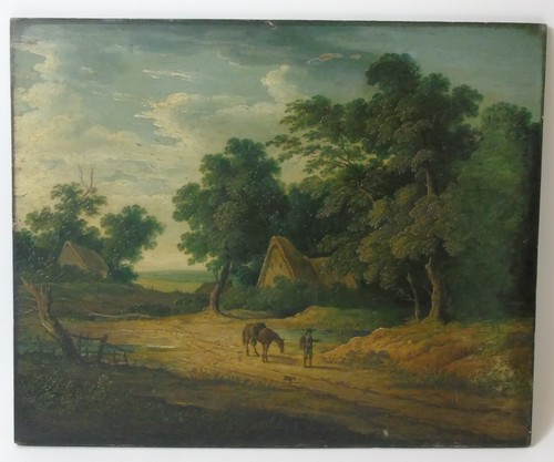 18th century landscape - century, oil